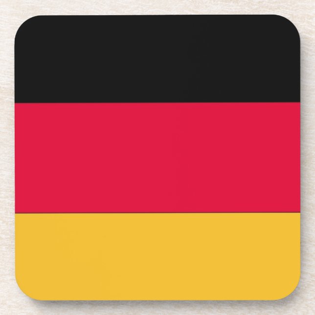 German Flag Getränkeuntersetzer (Vorderseite)