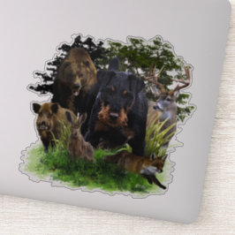German Hunting Terrier (Jagdterre) Aufkleber