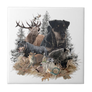 German Hunting Terrier (Jagdterre) Fliese