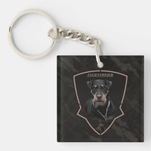 German Hunting Terrier (Jagdterrier) T - Shirt Tru Schlüsselanhänger