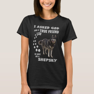 German Husky Dog Mama Vater Art, Niedliche Gerberi T-Shirt