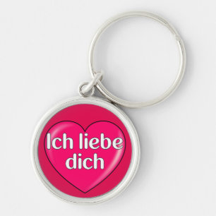 German - I love you Schlüsselanhänger