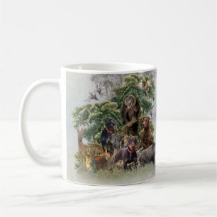 German Jagdterer , immer bereit zur Jagd Kaffeetasse