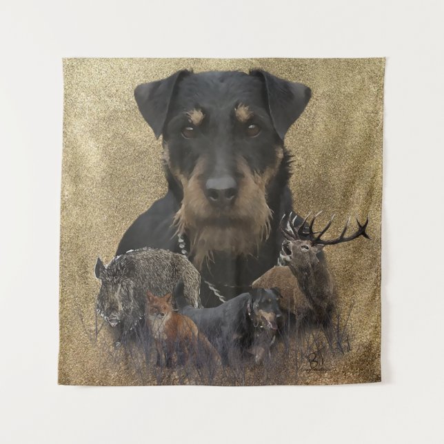 German Jagdterer Tapestory Poster Acrylic Print Wandteppich (Vorderseite)