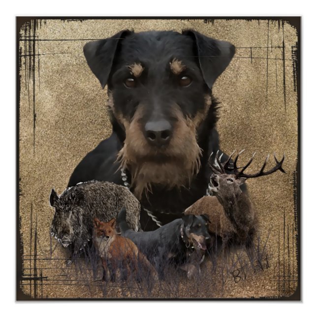 German Jagdterer Tapestry Poster (Vorderseite)