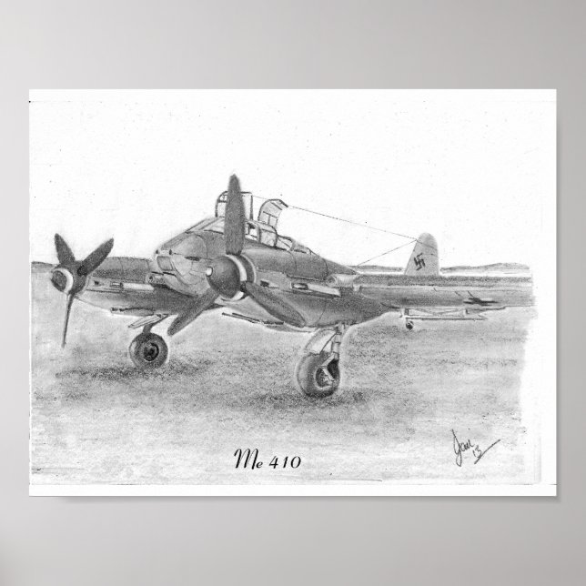 German Me 410 Poster (Vorne)