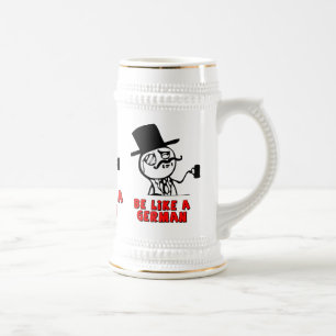 German MEME Beer Mug Bierglas