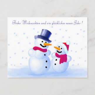 German Merry Christmas Postcard Feiertagspostkarte