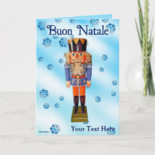 German Nutcracker - Buon Natale Karte