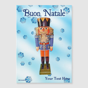 German Nutcracker - Buon Natale Magnetkarte