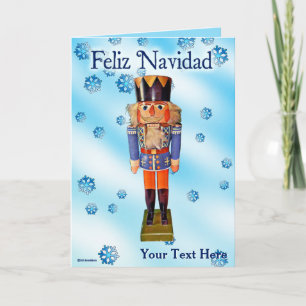 German Nutcracker - Feliz Navidad Karte