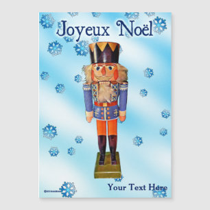 German Nutcracker - Joyeux Noël Magnetkarte