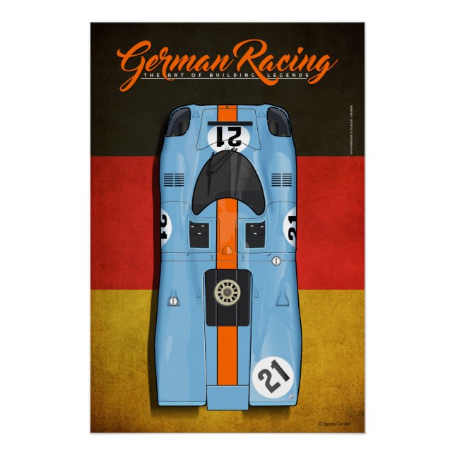 German Racing 917 G No.21 Poster (Vorderseite)