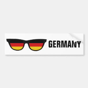 German Shades Custom Text & Color Autoaufkleber