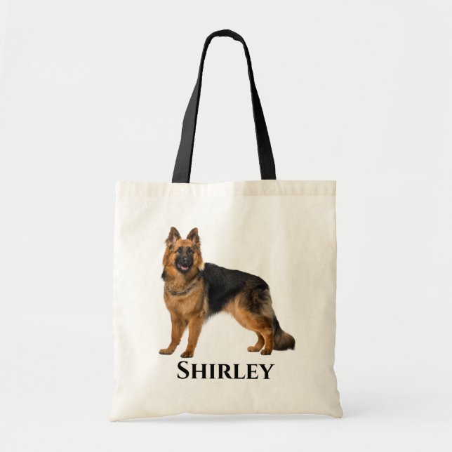 German Shepard personalize Tragetasche (Vorne)