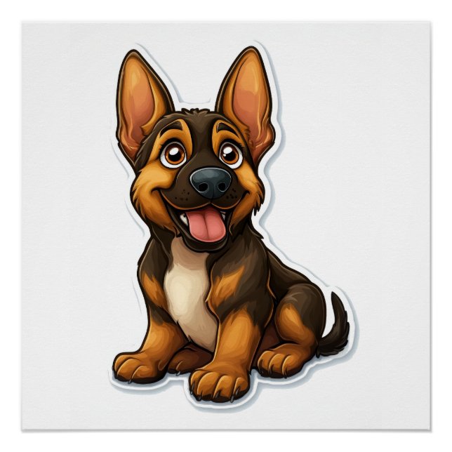 German Shepard Puppy Poster (Vorderseite)