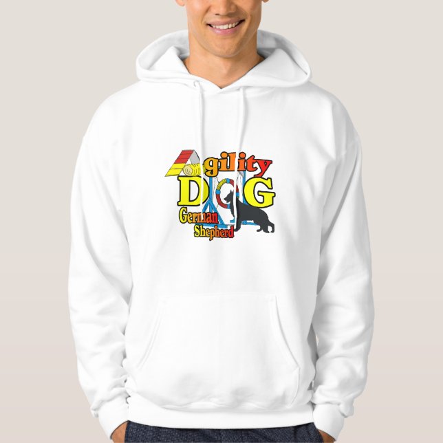 German Shepherd Agility Shirts Geschenke (Vorderseite)