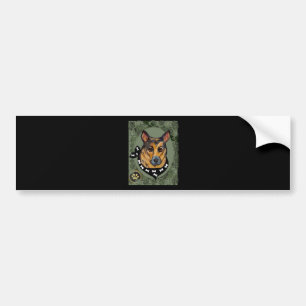 GERMAN SHEPHERD AUTOAUFKLEBER