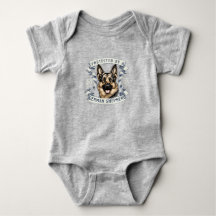 German Shepherd Baby Bodysuit