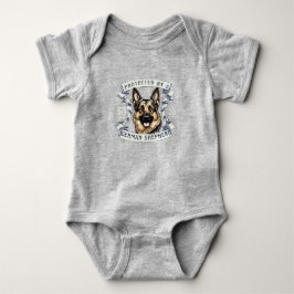 German Shepherd Baby Bodysuit Baby Strampler