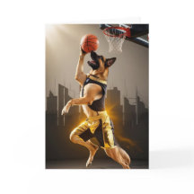 German Shepherd Basketball