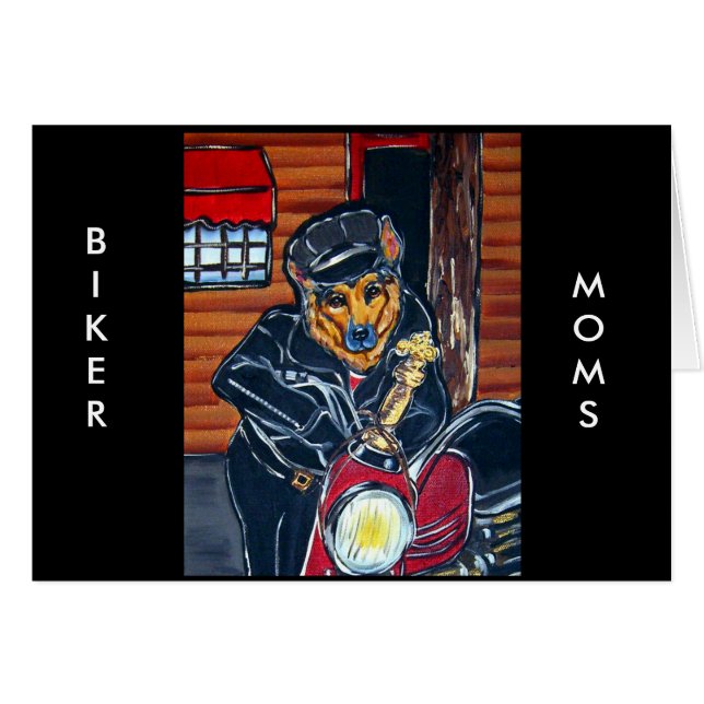 German Shepherd Biker (Vorderseite (Horizontal))