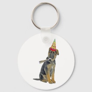 German Shepherd Birthday Schlüsselanhänger