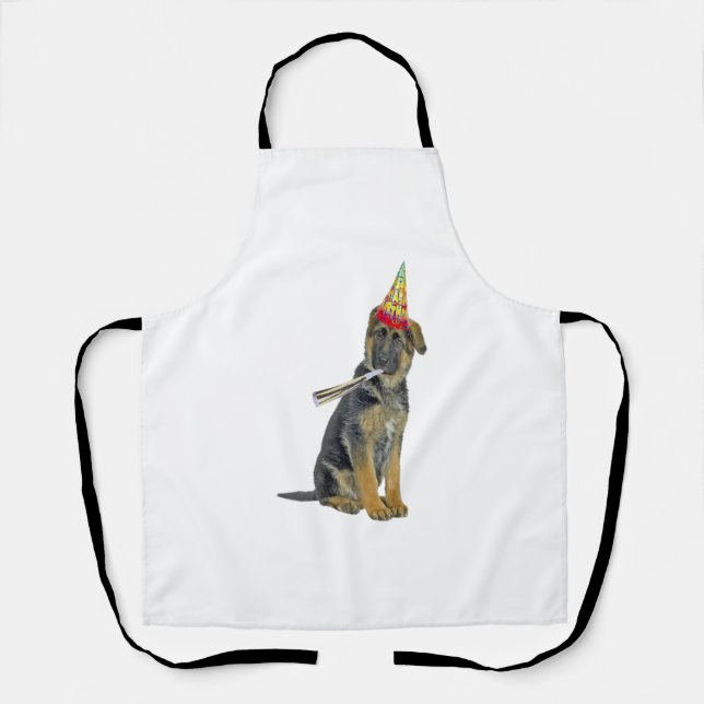 German Shepherd Birthday Schürze (Vorderseite)