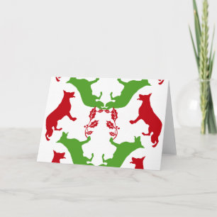 German Shepherd Christmas Feiertagskarte