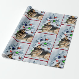 German Shepherd Christmas Geschenkpapier