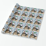 German Shepherd Christmas Geschenkpapier<br><div class="desc">.und die Hirten behielt die Uhr auf dem Feld. Schöne deutsche Schäfer-Urlaubskunst mit diesem deutschen Schäfer als Hüter des Waldweidenbaumes.</div>