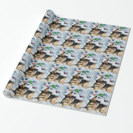 German Shepherd Christmas Geschenkpapier