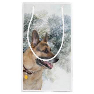 German Shepherd Christmas Kleine Geschenktüte