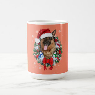 German Shepherd Christmas Ornament Decoration Gift Kaffeetasse