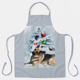 German Shepherd Christmas Schürze