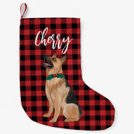 German Shepherd Christmas Strumpf Kleiner Weihnachtsstrumpf