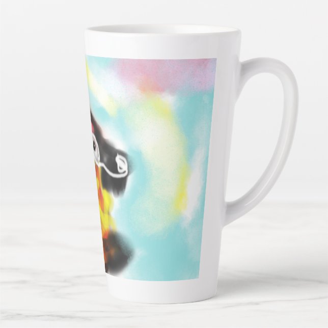 German Shepherd  colorful Milchtasse (Rechts)