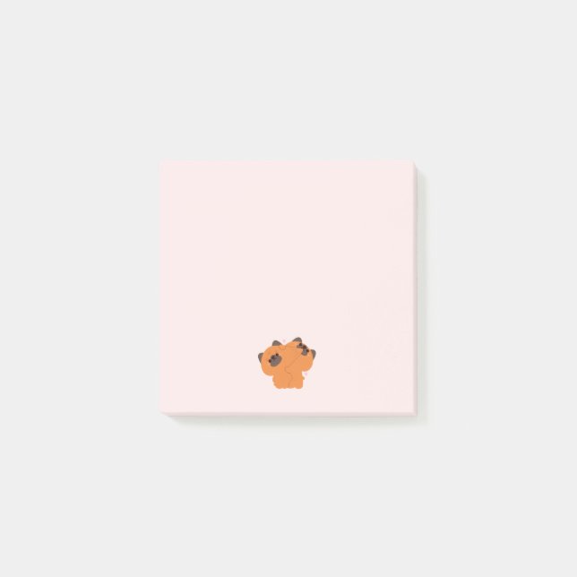 German Shepherd Couple Post-it Klebezettel (Vorderseite)