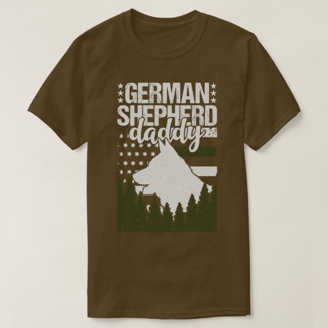 German Shepherd Daddy 1 T-Shirt (Design vorne)