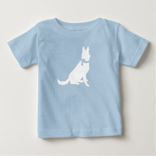 German Shepherd Dog Baby Shower Blue Boy T-shirt