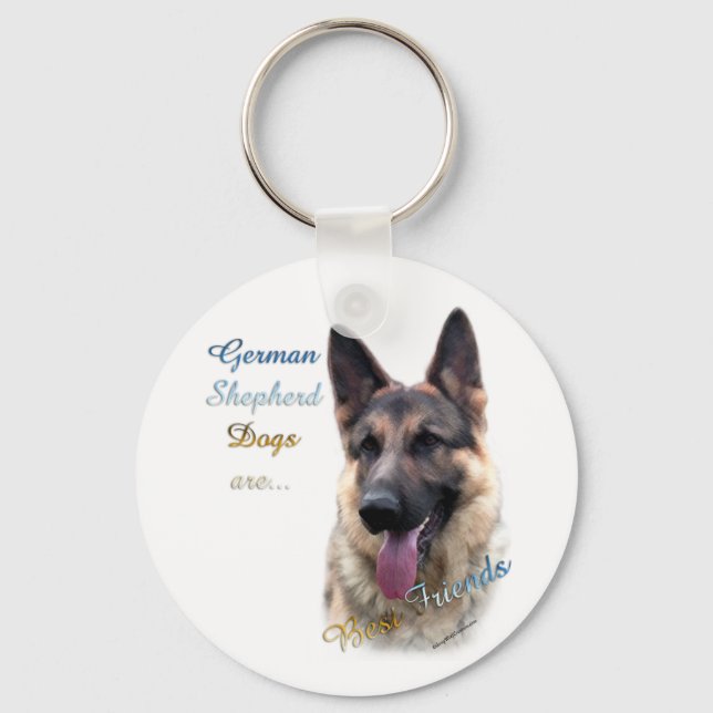 German Shepherd Dog Best Friend Schlüsselanhänger (Vorderseite)