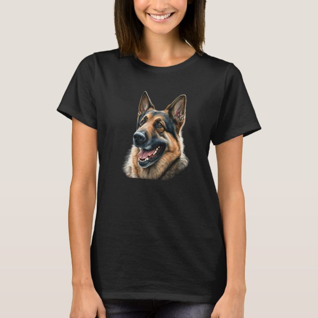 German shepherd Dog Lover Pet Premium T-Shirt (Vorderseite)