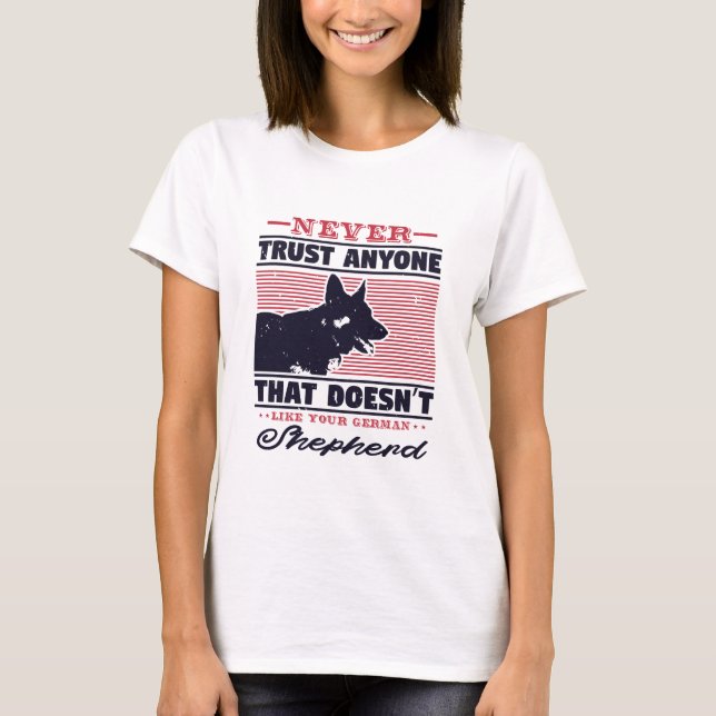 german shepherd dog owner gift T-Shirt (Vorderseite)
