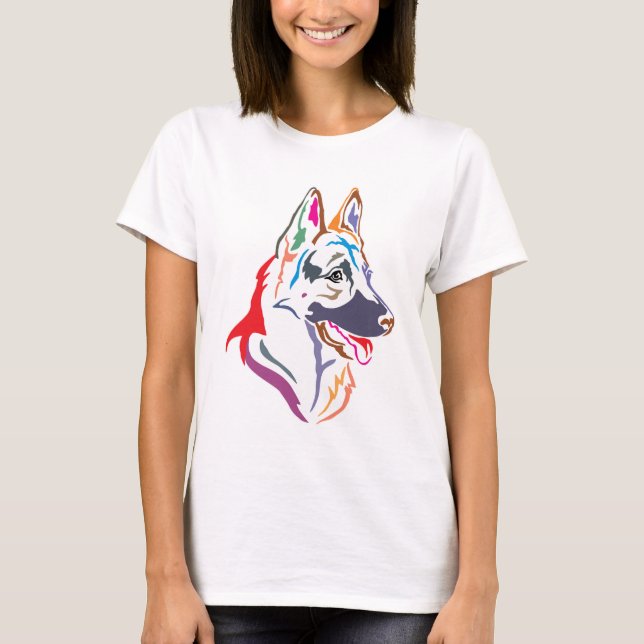 German Shepherd Dog T-Shirt (Vorderseite)