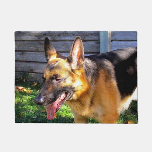 German Shepherd Door Mat Fußmatte (Vorderseite)