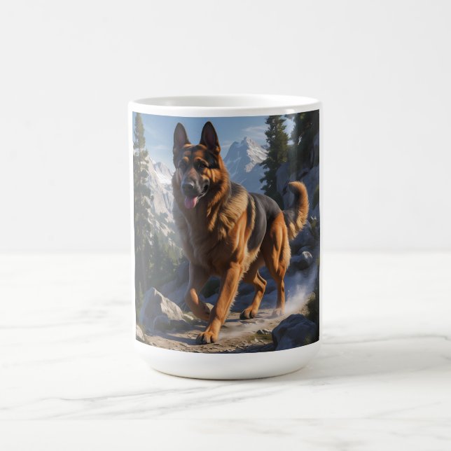 German Shepherd Elegant Coffee Tasse (Mittel)