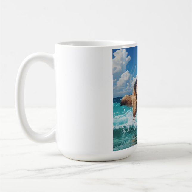 German Shepherd Elegant Coffee Tasse (Links)