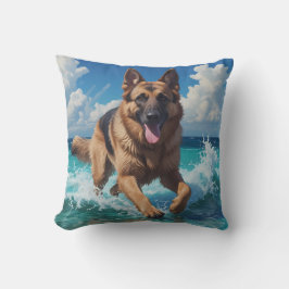 German Shepherd Elegant Throw Kissen
