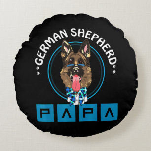 German Shepherd Essential Rundes Kissen
