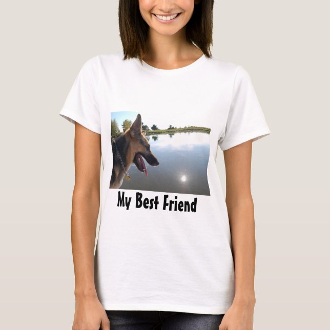 German Shepherd Friend T-Shirt (Vorderseite)